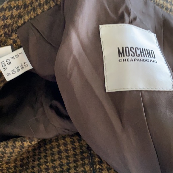 Moschino CheapAndChic Wool Houndstooth Jacket 8 - Picture 5 of 5